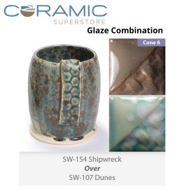 Shipwreck SW154 Over Dunes SW107 Stoneware Combination Shipwreck SW154 Over Dunes SW107 Stoneware Combination